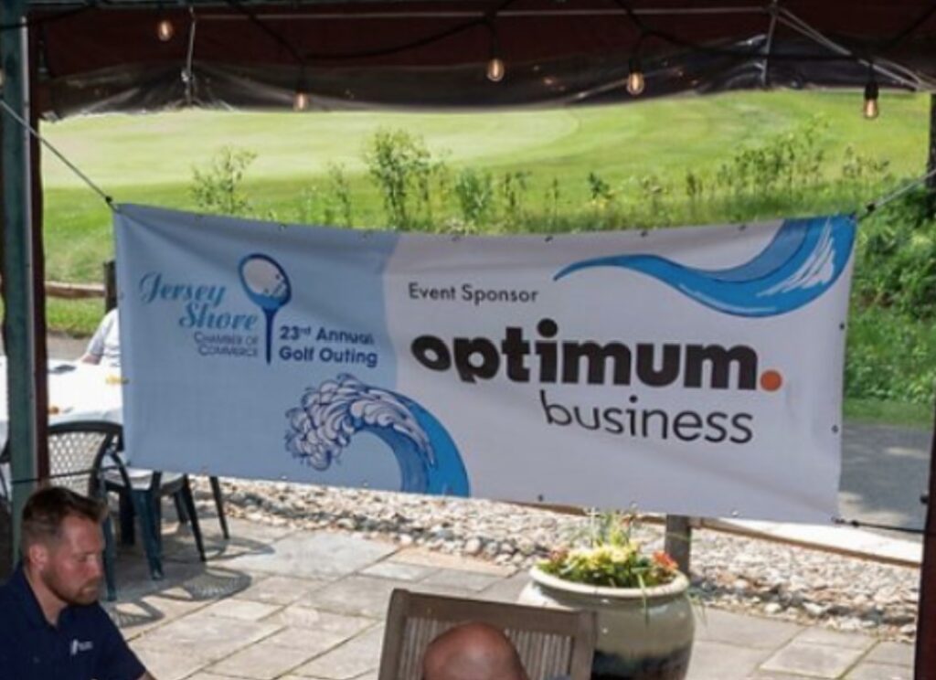 Ocean County vinyl banner signage for outdoor events