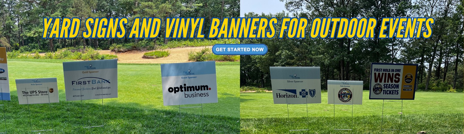 yard sign and vinyl banner printing in new jersey
