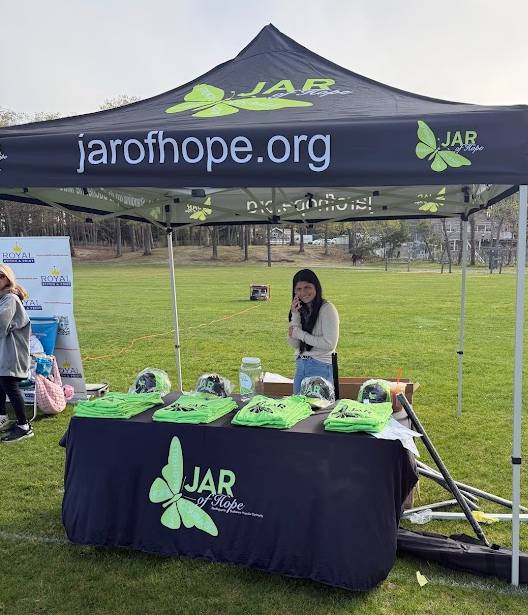 custom printing work from royal stitch and print in brick, nj for jar of hope